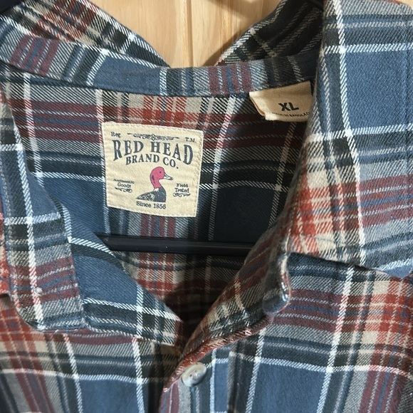 Redhead Vintage Brand Co. Plaid Flannel Button-Up Shirt - Picture 2 of 4